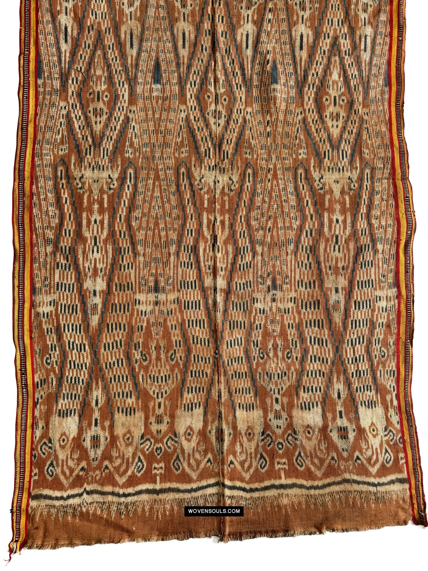 1846 SOLD Antique Iban Ceremonial Ikat - Serpent pattern