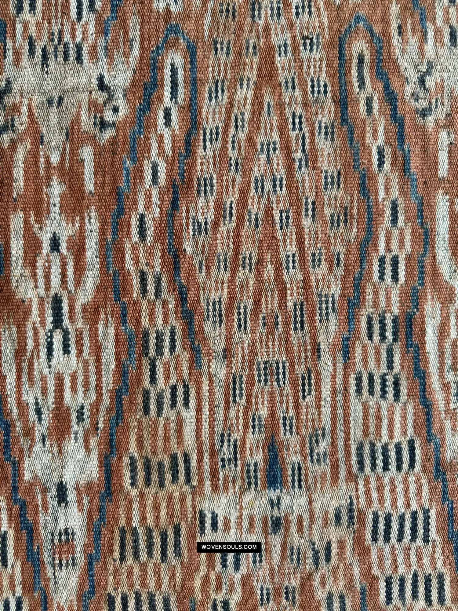 1846 SOLD Antique Iban Ceremonial Ikat - Serpent pattern
