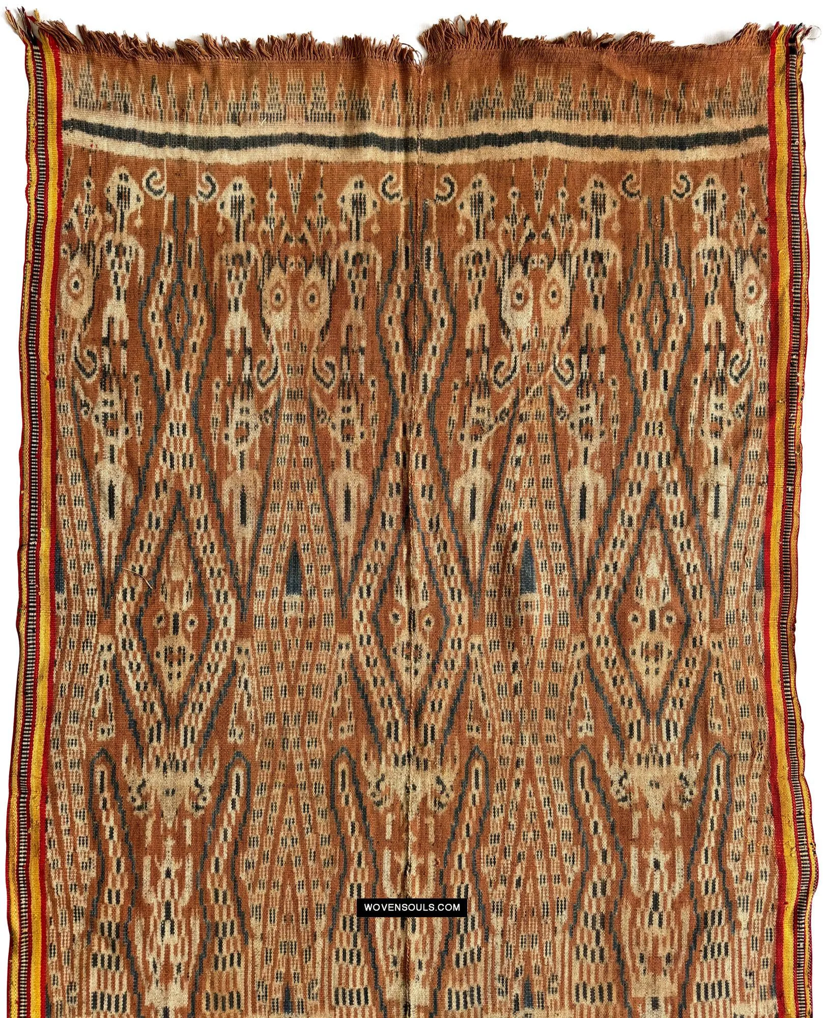 1846 SOLD Antique Iban Ceremonial Ikat - Serpent pattern