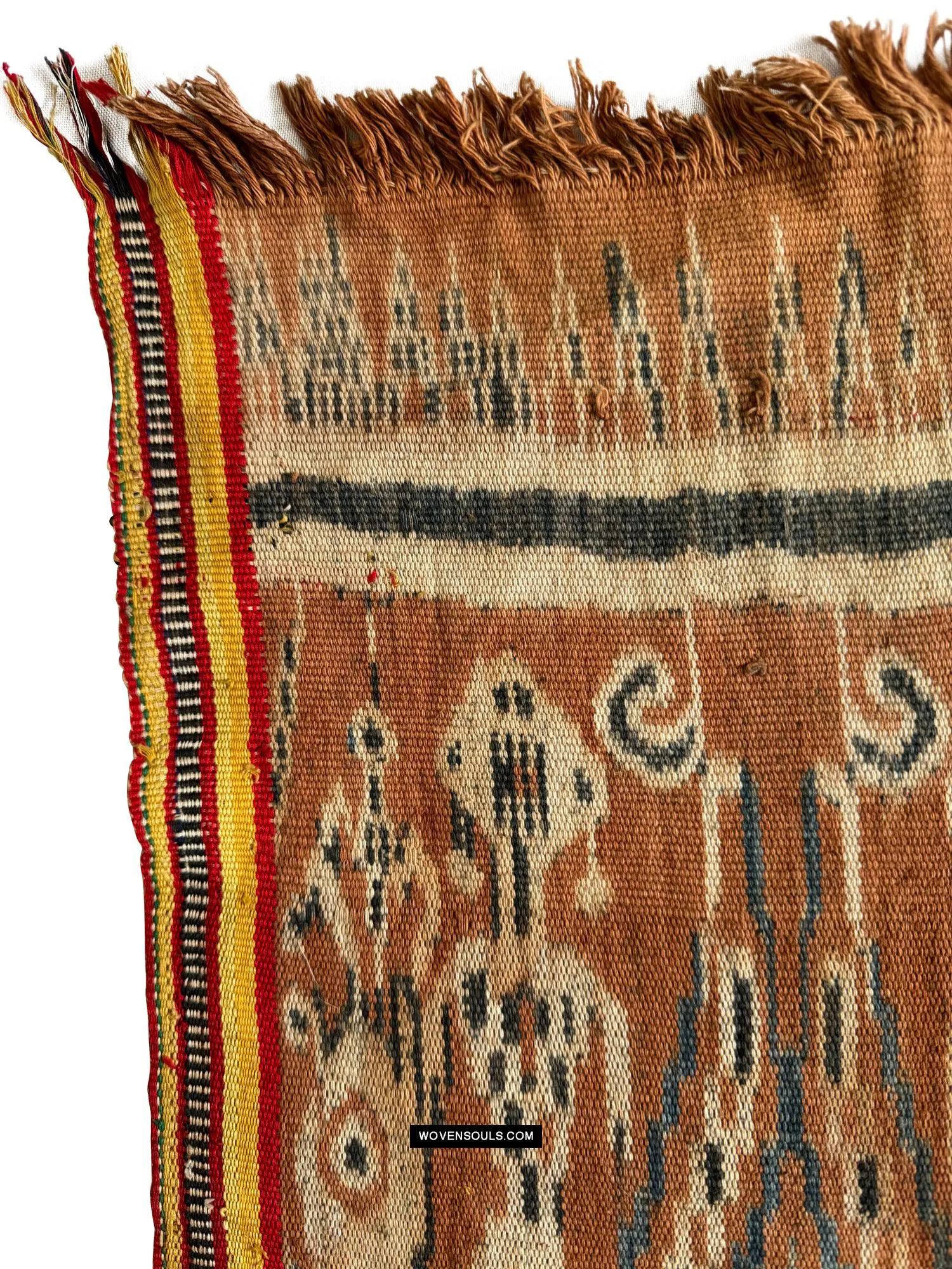 1846 SOLD Antique Iban Ceremonial Ikat - Serpent pattern