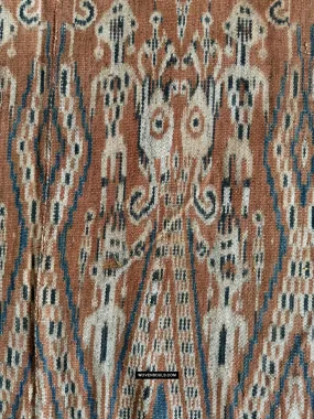 1846 SOLD Antique Iban Ceremonial Ikat - Serpent pattern