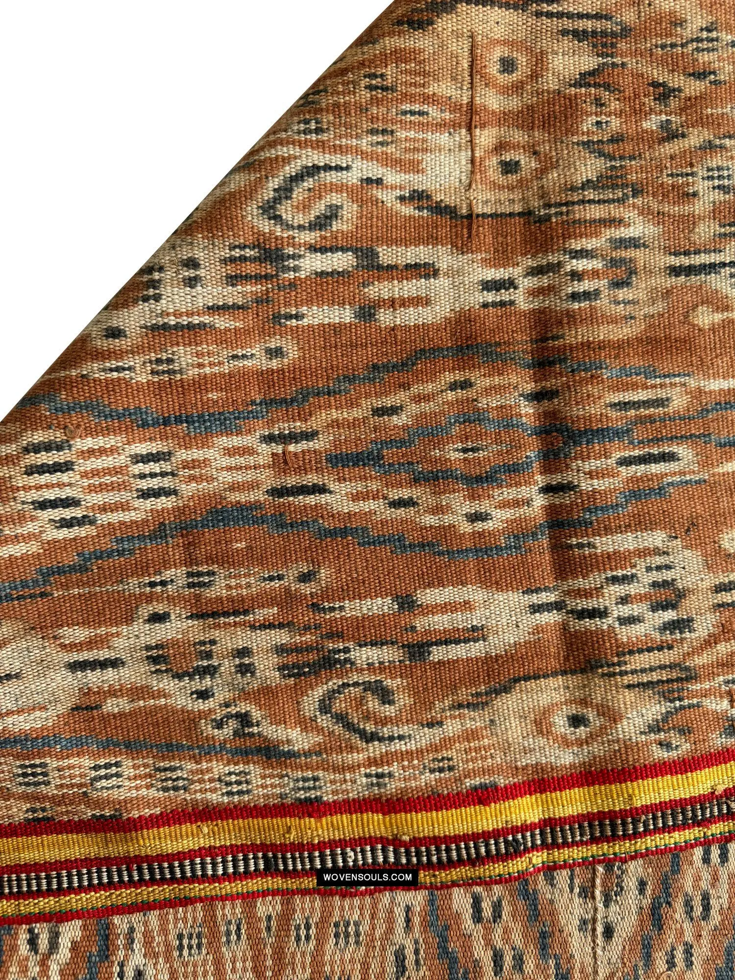 1846 SOLD Antique Iban Ceremonial Ikat - Serpent pattern
