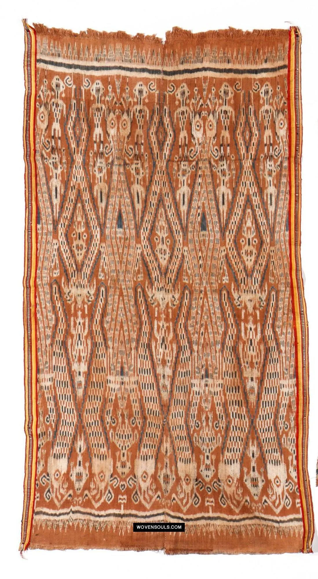 1846 SOLD Antique Iban Ceremonial Ikat - Serpent pattern