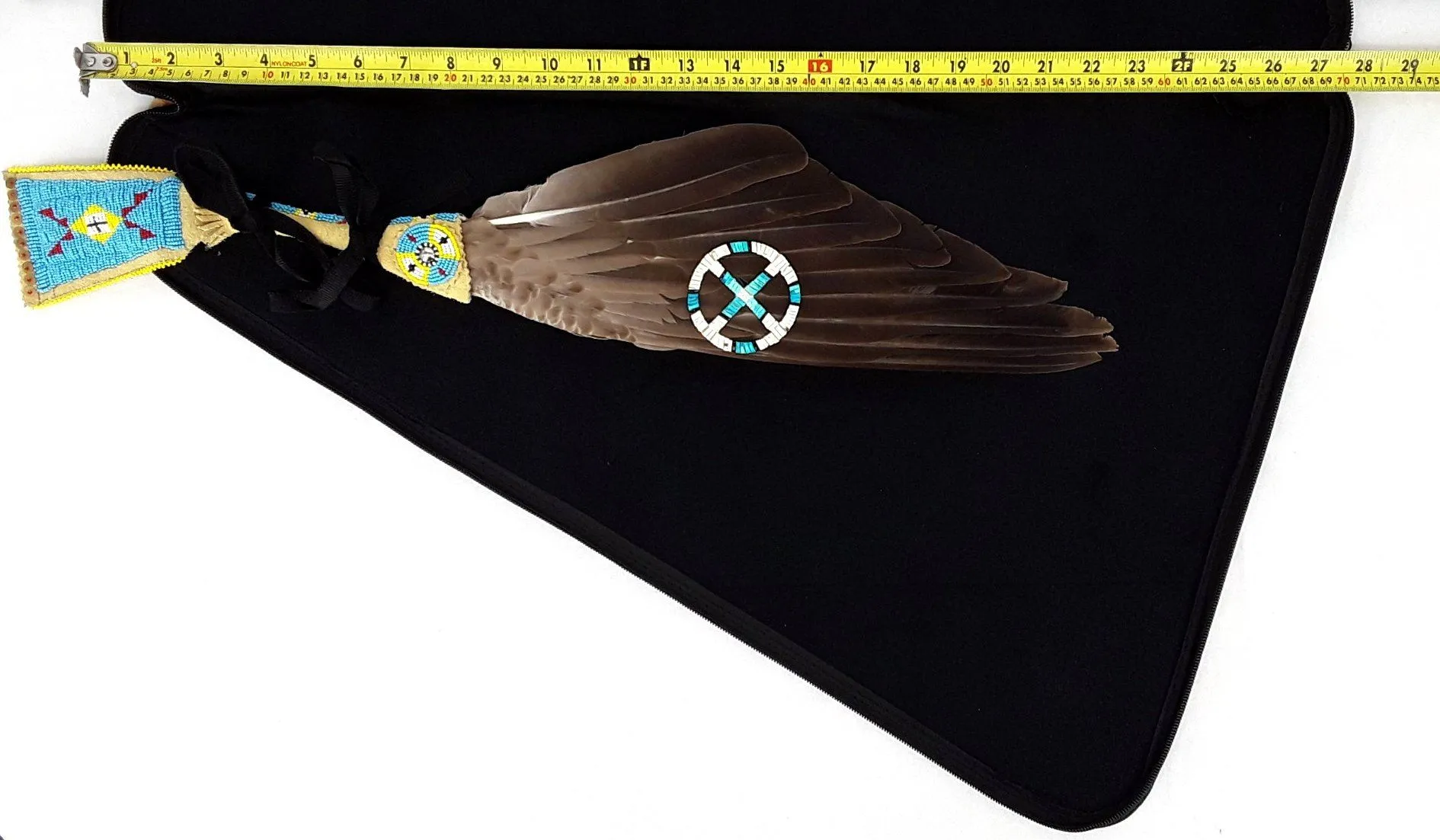 27 Inch Fan Case - Scattered Generations Black