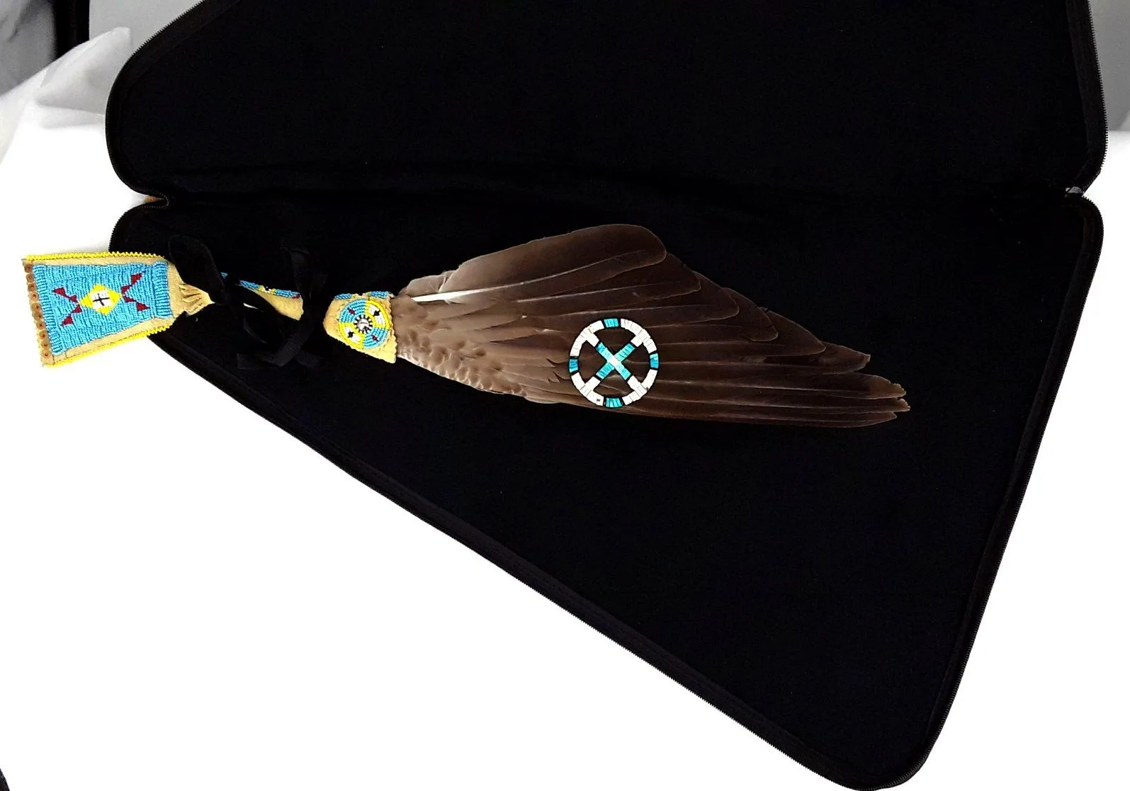 27 Inch Fan Case - Scattered Generations Black
