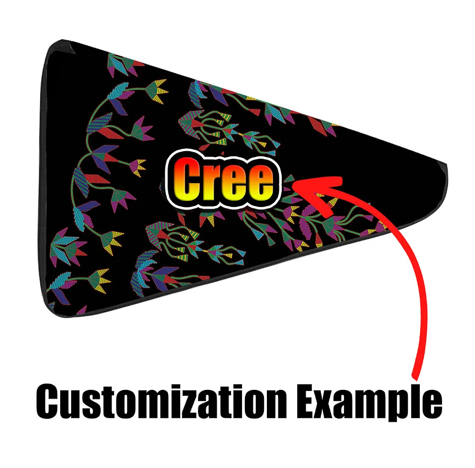 27 Inch Fan Case - Scattered Generations Black