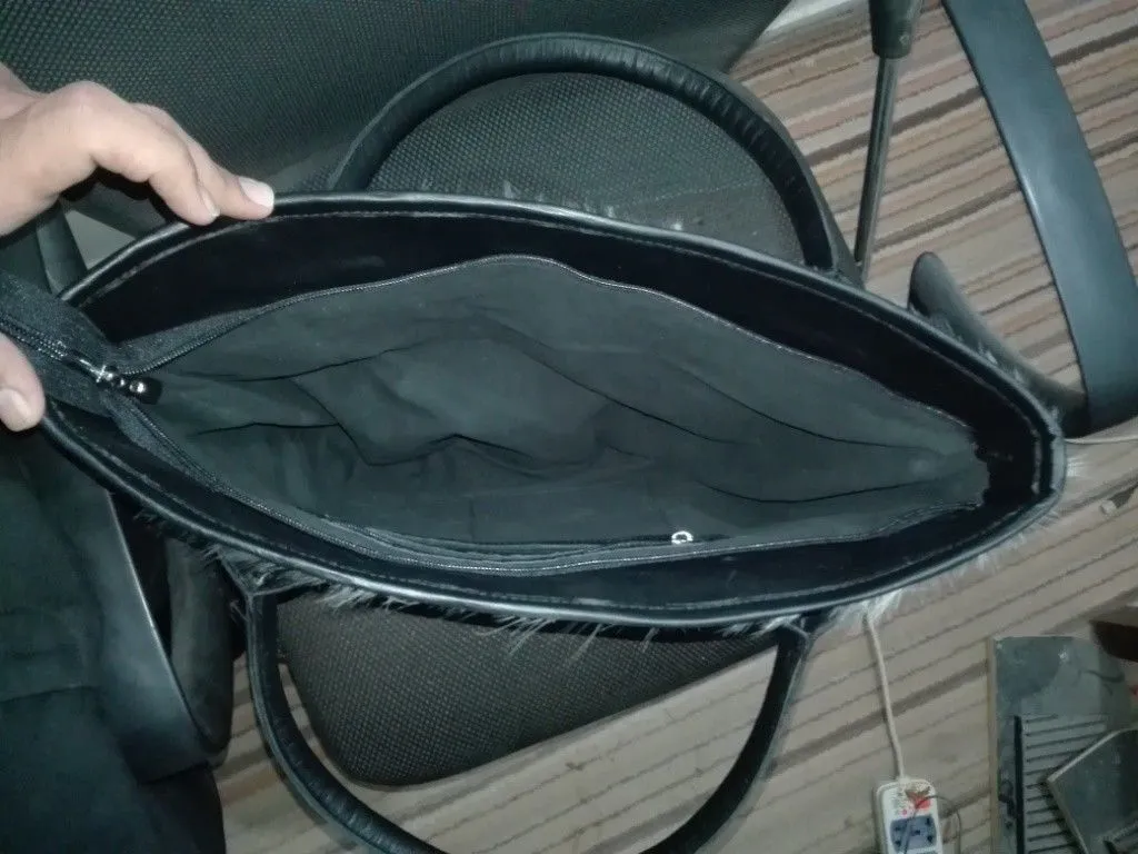 Calf Hair Bucket Bag