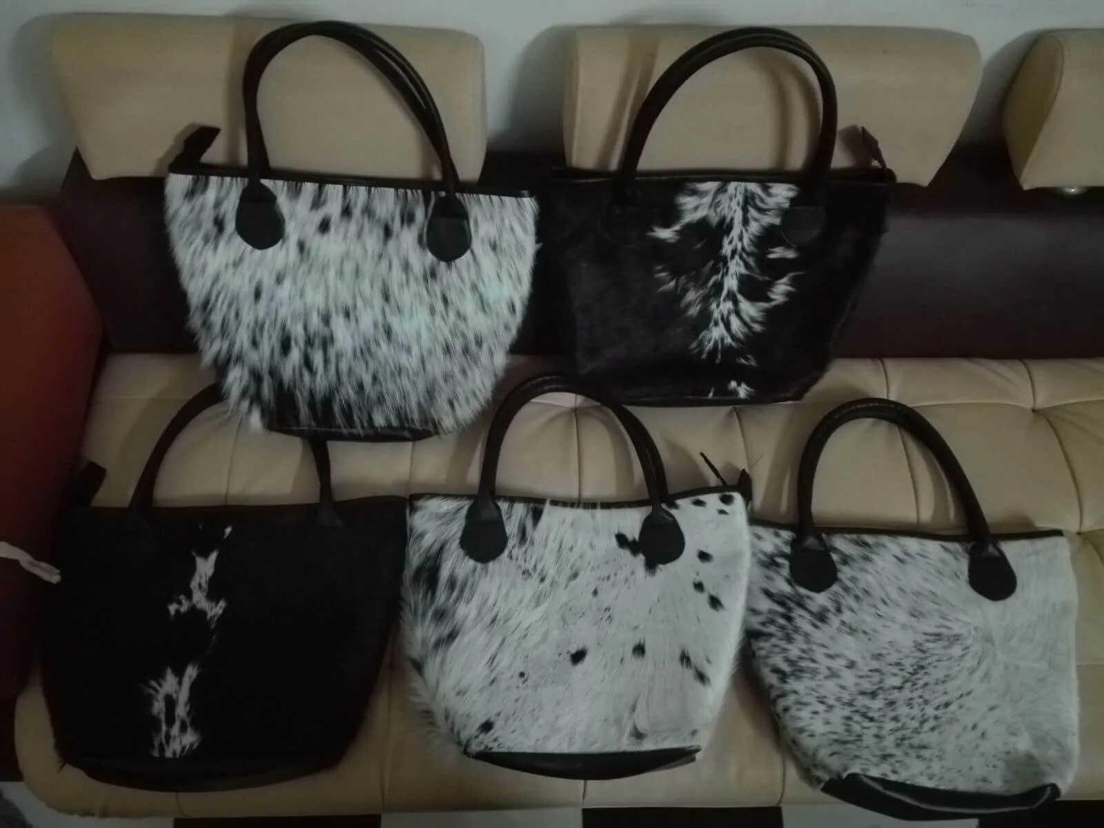 Calf Hair Bucket Bag