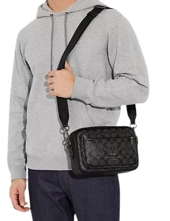 Coach Elias Crossbody In Signature Canvas