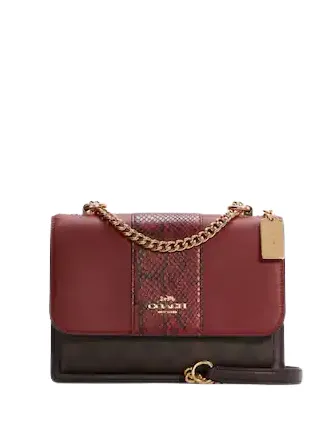 Coach Klare Crossbody In Colorblock Signature Canvas