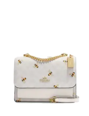 Coach Klare Crossbody In Signature Canvas With Bee Print