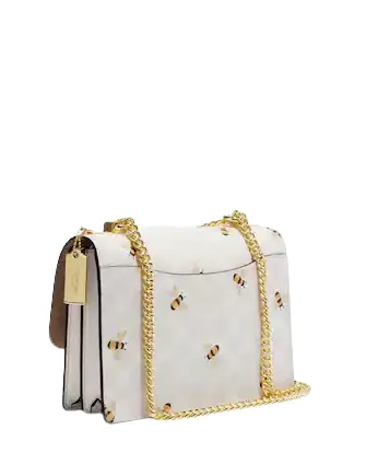 Coach Klare Crossbody In Signature Canvas With Bee Print