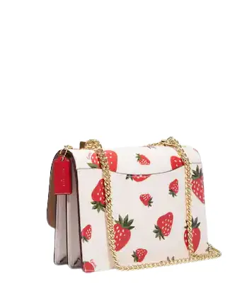 Coach Klare Crossbody With Wild Strawberry Print