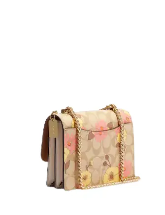 Coach Mini Klare Crossbody In Signature Canvas With Floral Cluster Print
