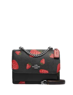 Coach Mini Klare Crossbody With Wild Strawberry Print
