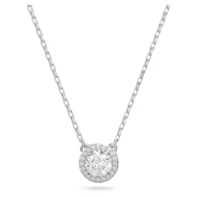 CONSTELLA PENDANT, WHITE, RHODIUM PLATED