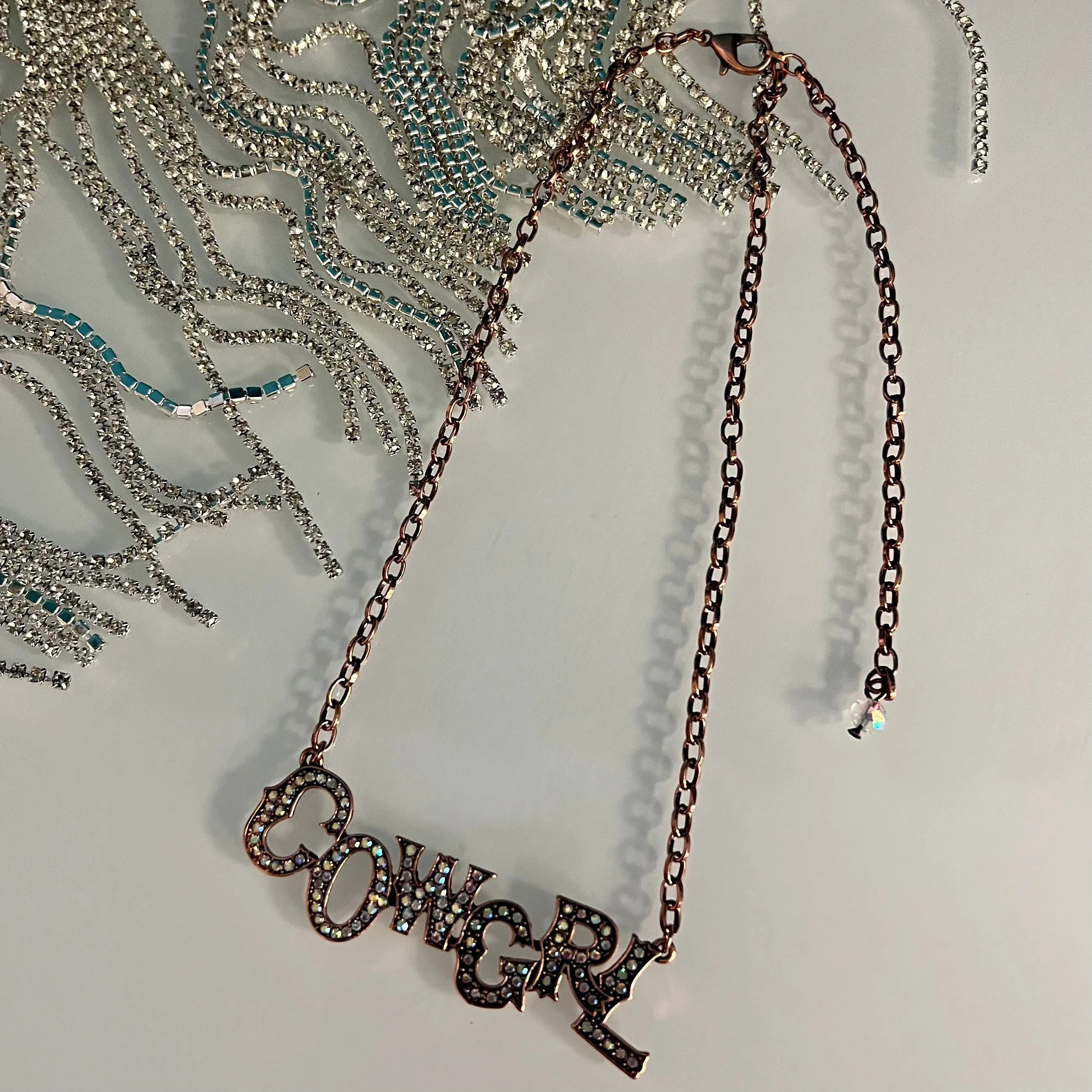 Copper CowGRL Necklace
