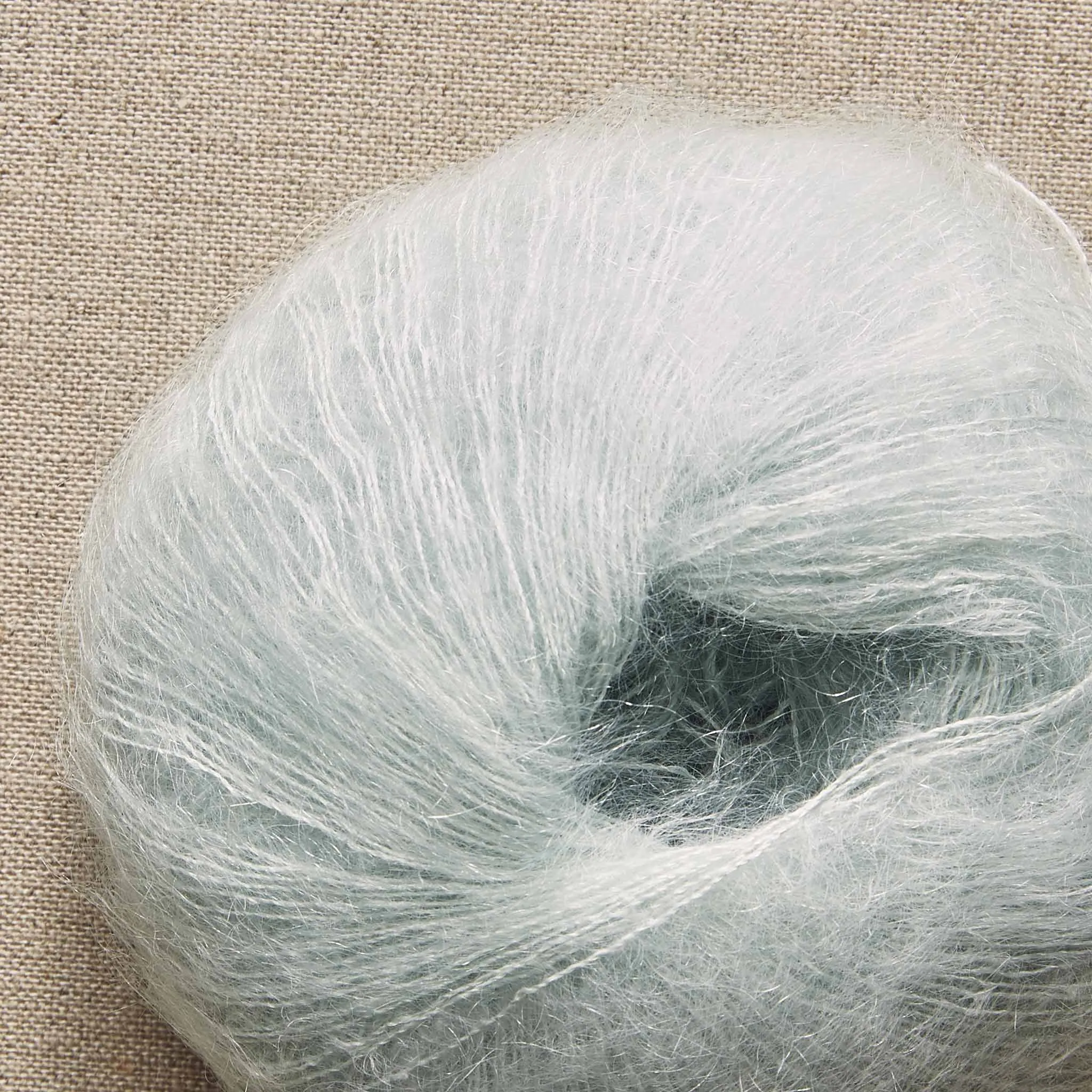 Crocheted Moebius Cowl Using Rowan Kidsilk Haze
