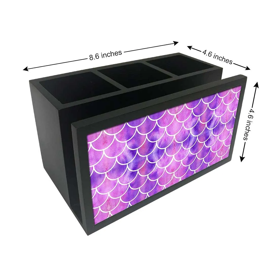 Cutlery Tissue Holder Napkin Stand -  Purple Mermaid Watercolor