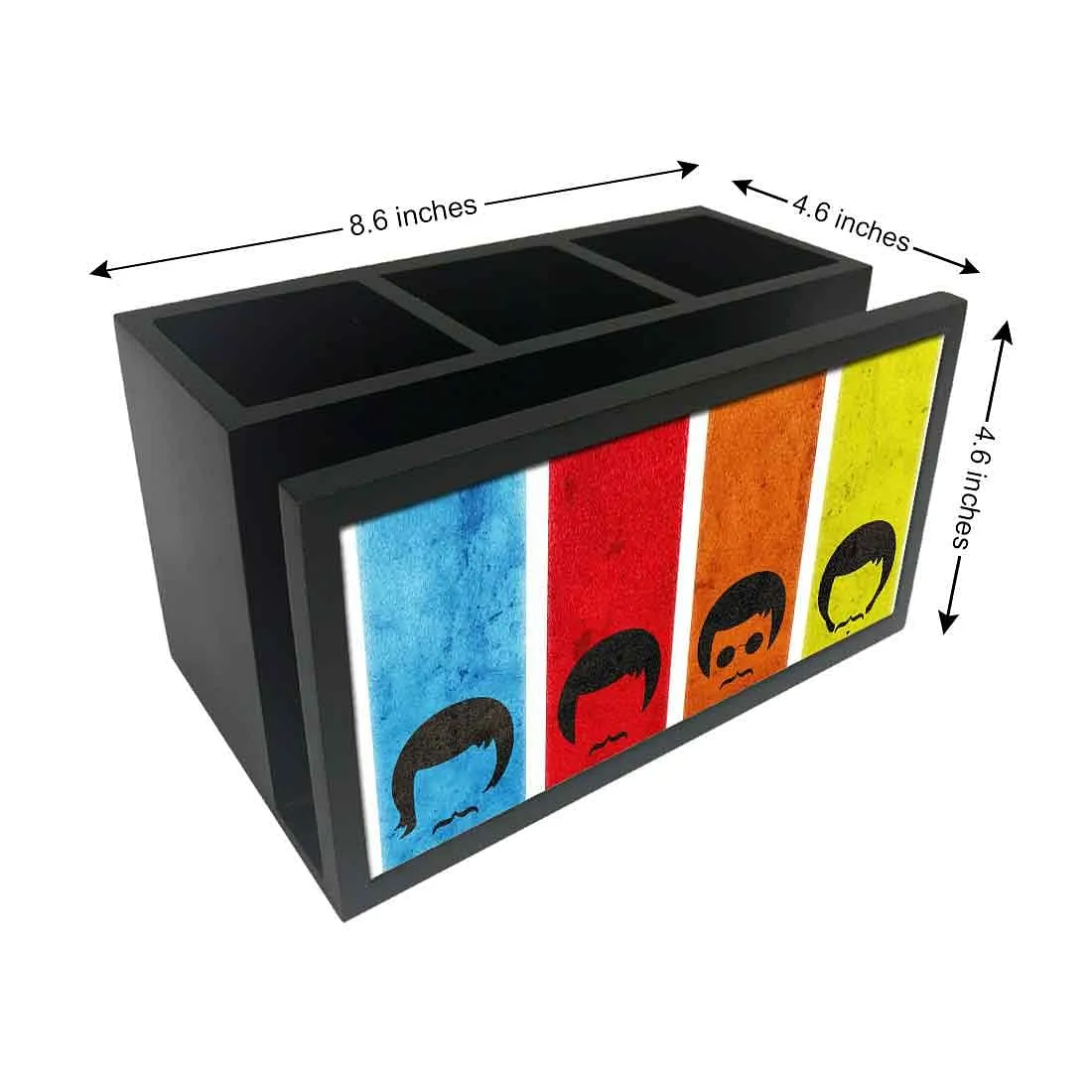 Cutlery Tissue Holder Napkin Stand -  Rainbow Color Faces