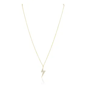 Cz Bolt Necklace
