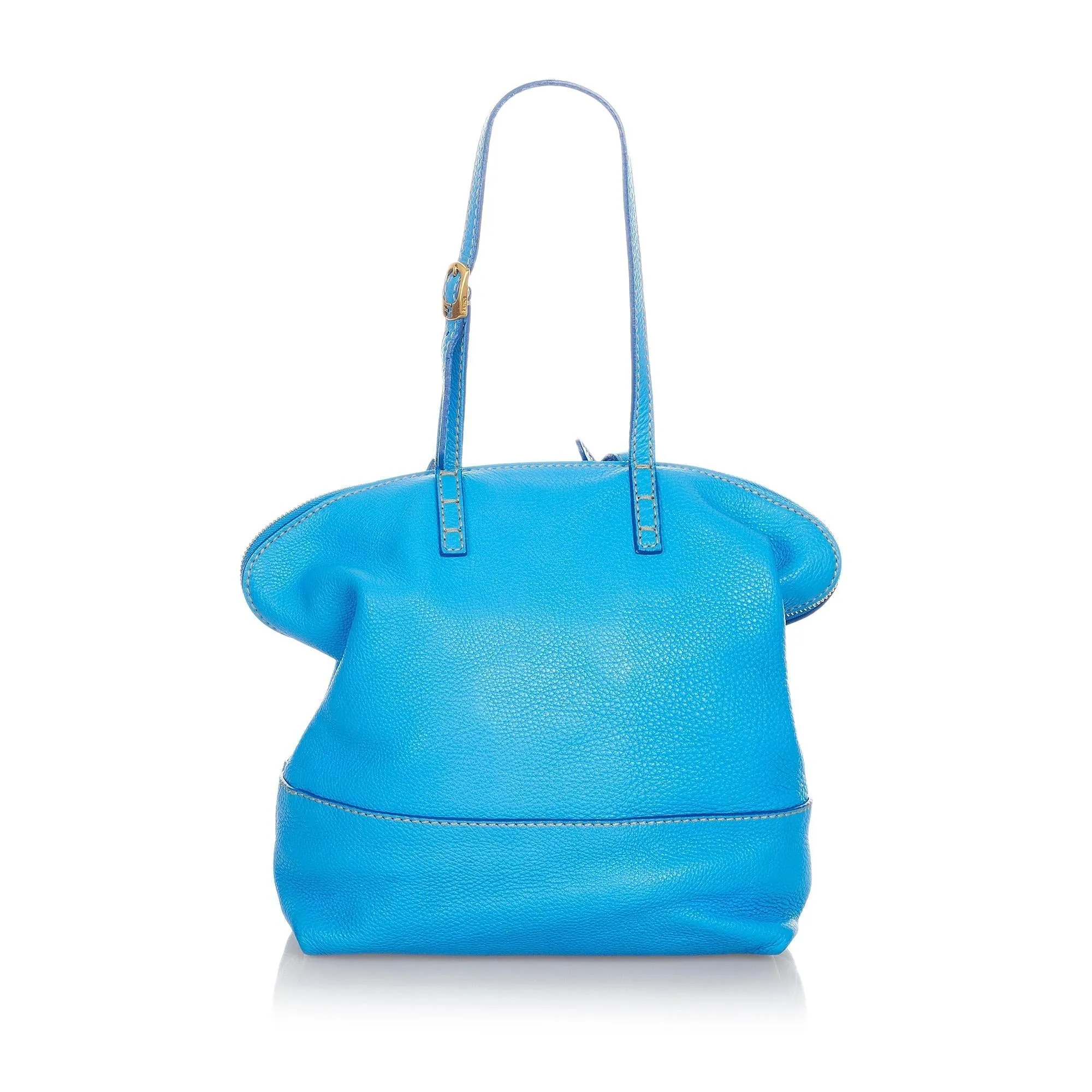 Fendi Selleria 2Bag Leather Shoulder Bag (SHG-31759)