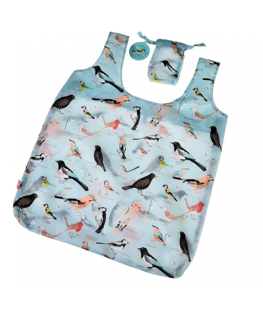 GARDEN BIRDS FOLDAWAY BAG