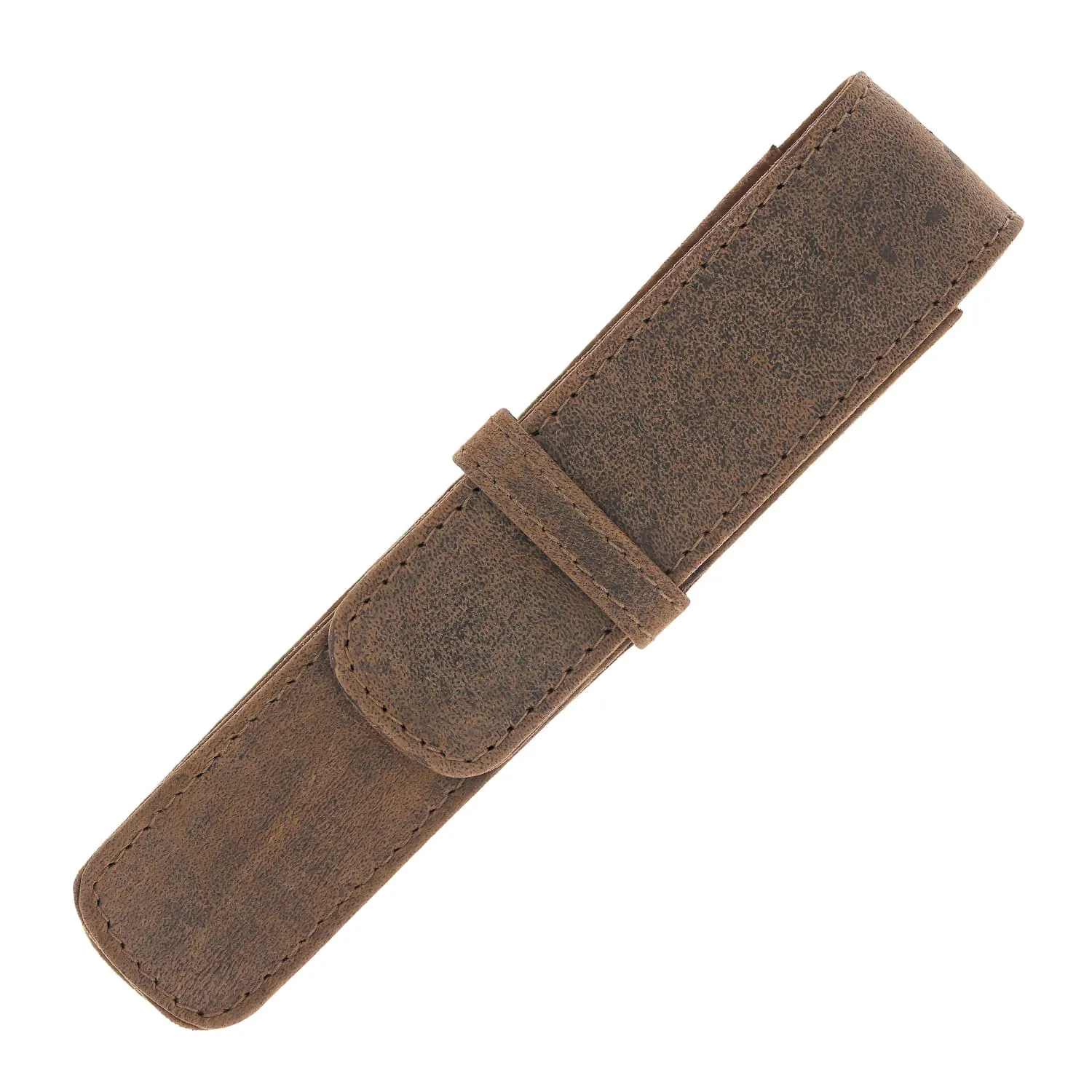 Girologio Single Pen Case in Bomber Brown