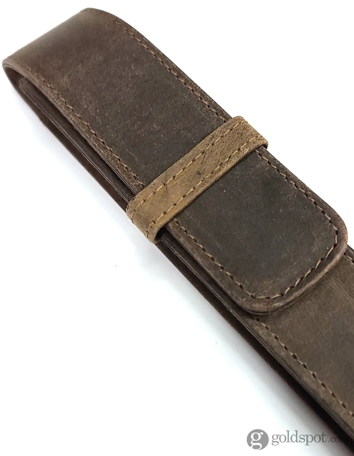 Girologio Single Pen Case in Bomber Brown