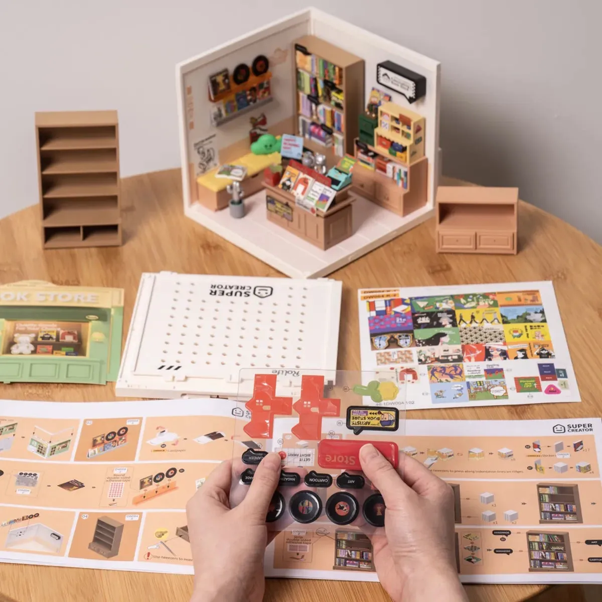 Hands Craft DIY Miniature House Kit:  Fascinating Book Store