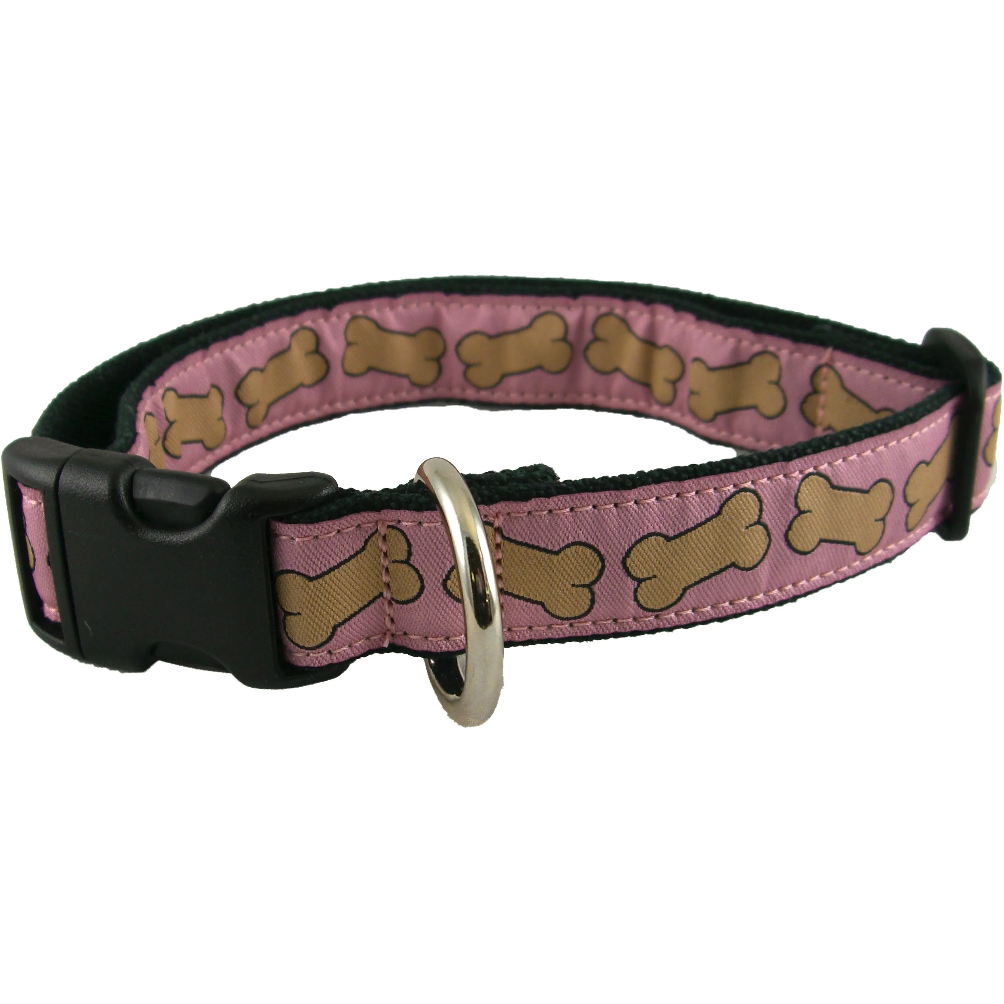 Hemp Dog Leash 6' Pink Bones