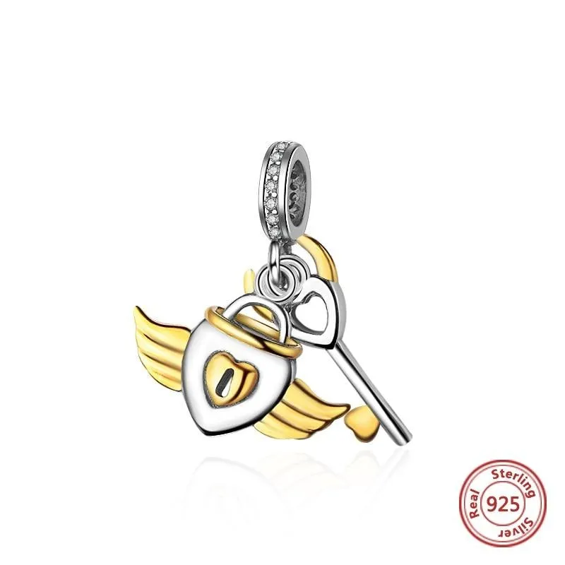 Hollow 18k Gold Color Feather Pendant