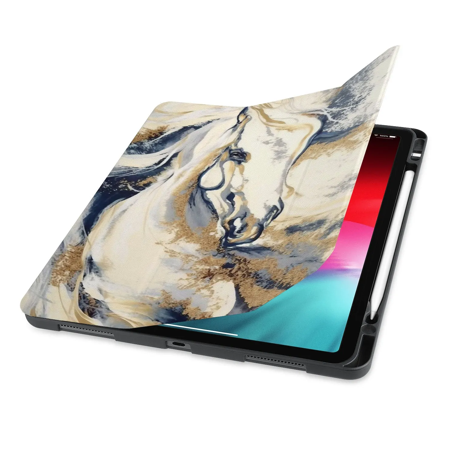 iPad Trifold Case - Horses