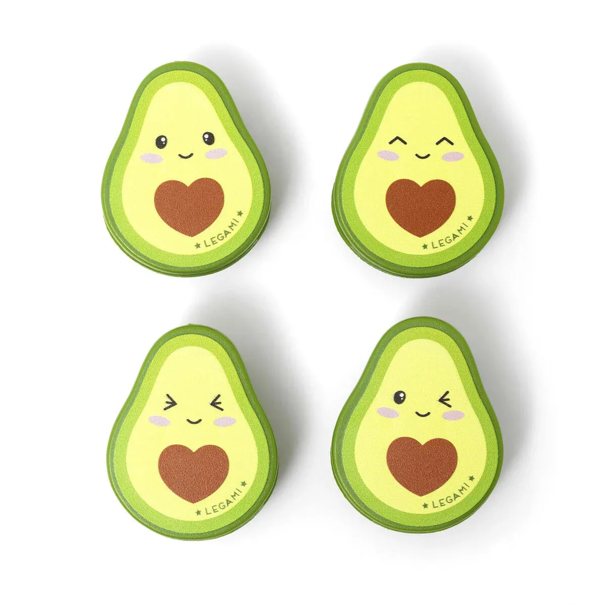 Legami Bag Clips Avocado Set Of 4