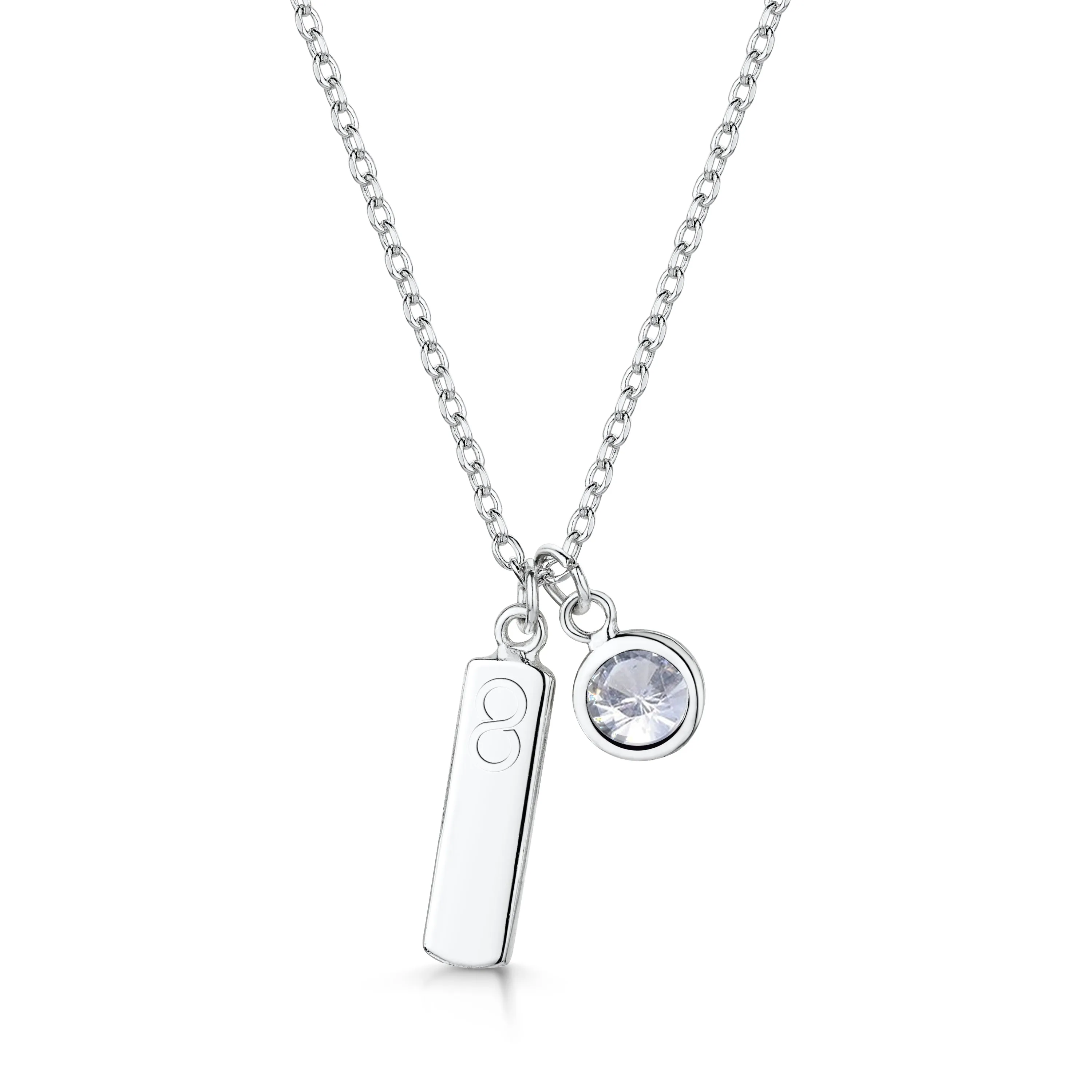 LXI Birthstone Pendant DiamondApril