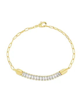 Mackenna CZ & Chain Bracelet