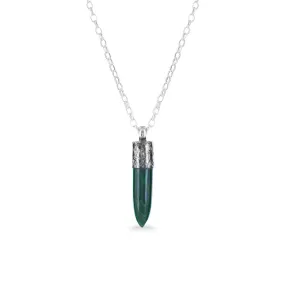 Malachite Bullet Necklace