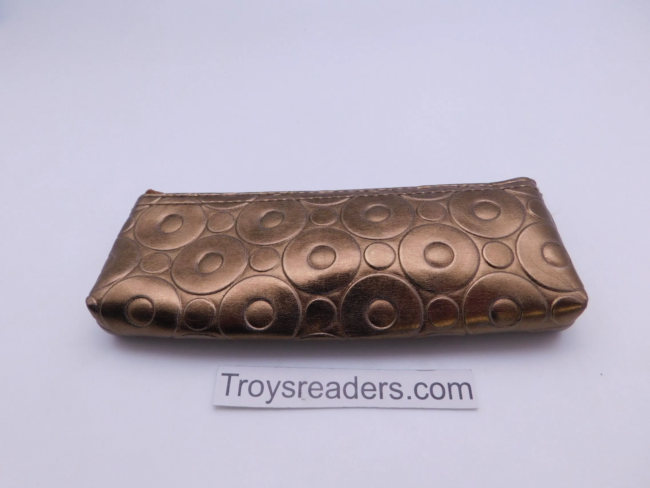 Metallic Zipper Soft Pouch in Four Colors