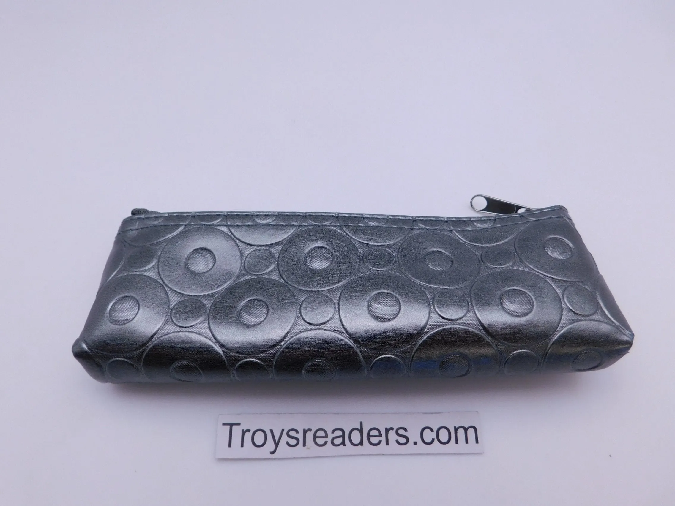 Metallic Zipper Soft Pouch in Four Colors