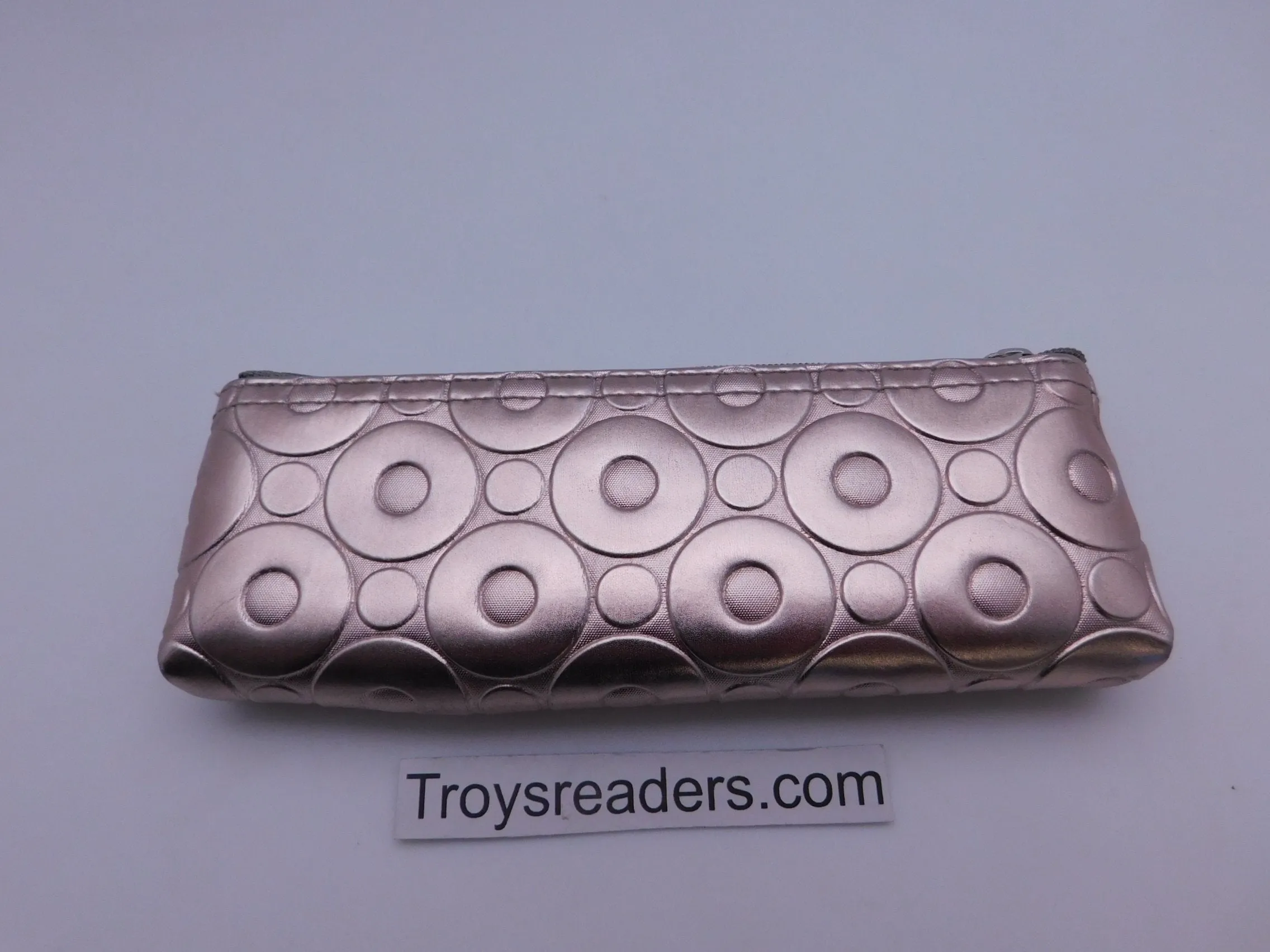 Metallic Zipper Soft Pouch in Four Colors