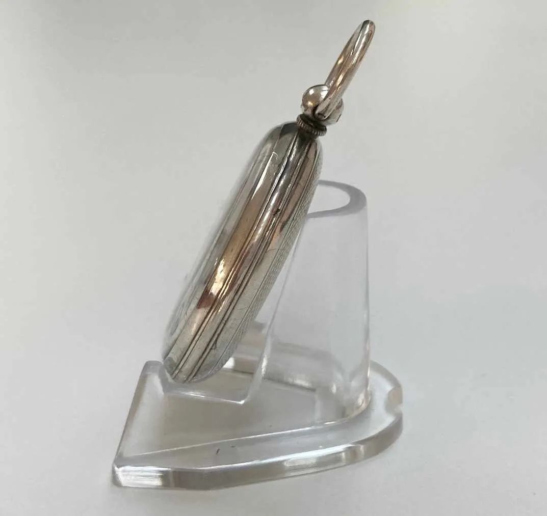 Mid Victorian Silver Cased Paynes Patent Pedometer Retailed by Negretti & Zambra