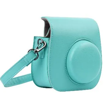 Mint Green  Instax Mini 8/8 /9/11 Leather Case/Bag