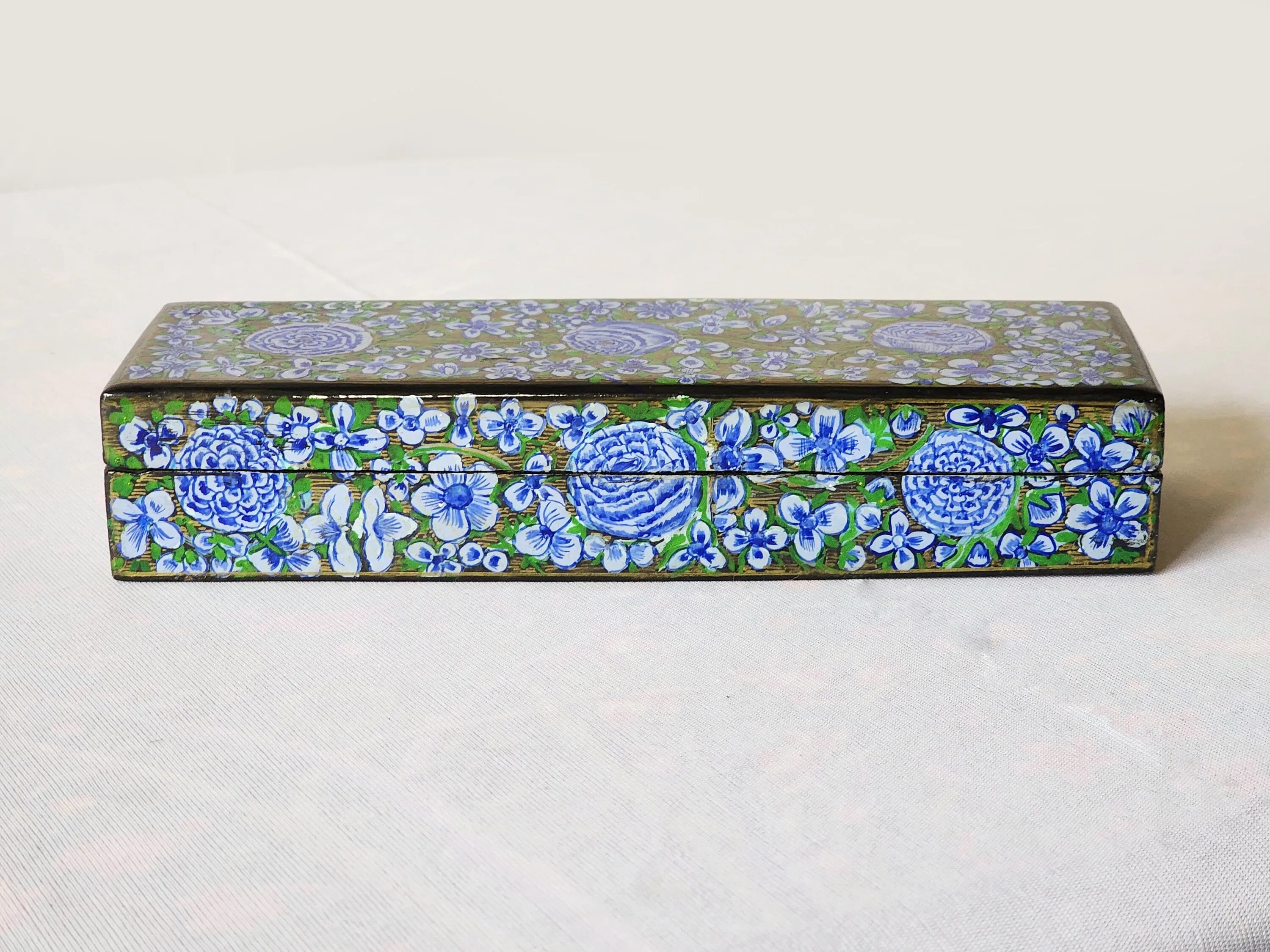 Paper mache personalized graduation gift box art pencil case-