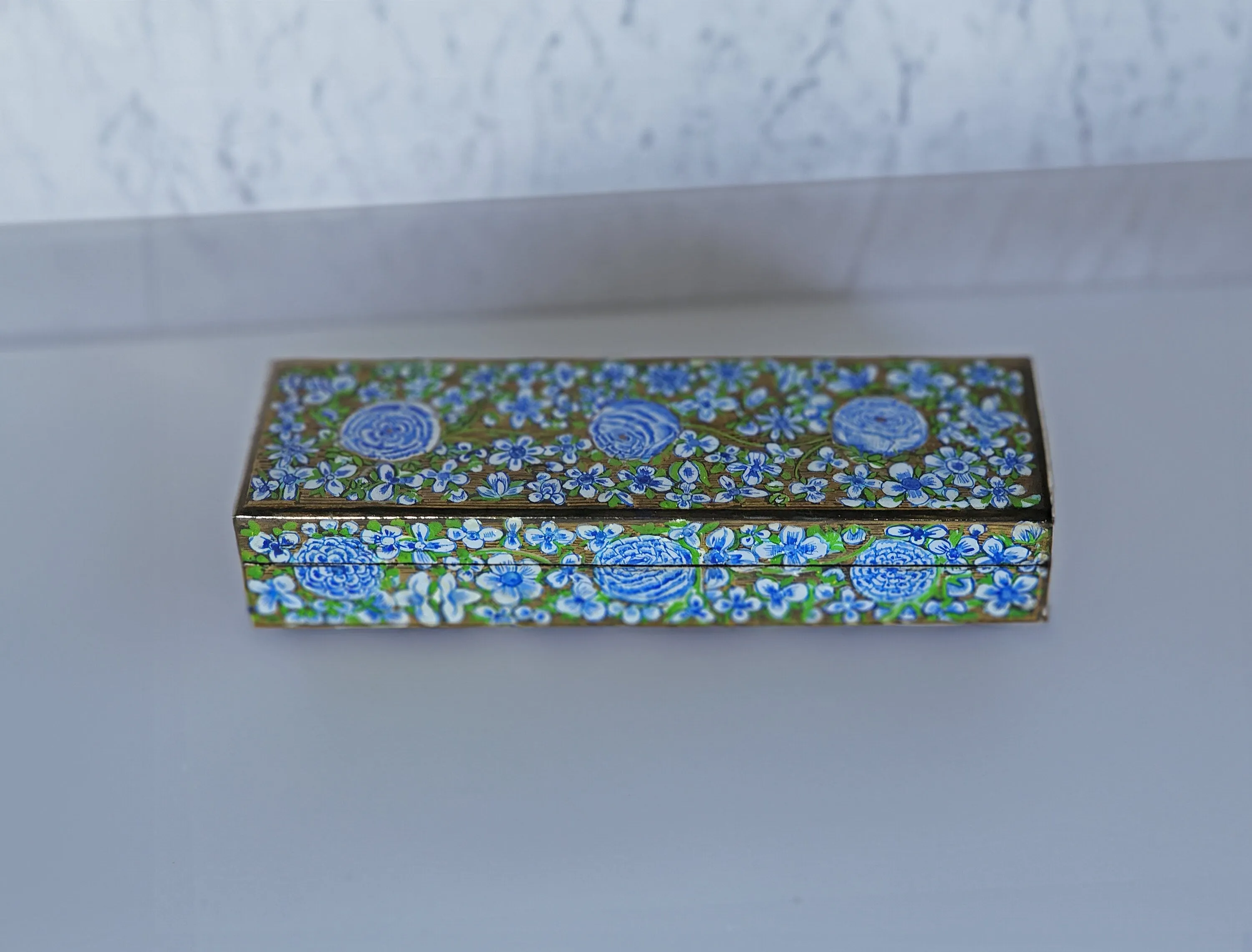 Paper mache personalized graduation gift box art pencil case-