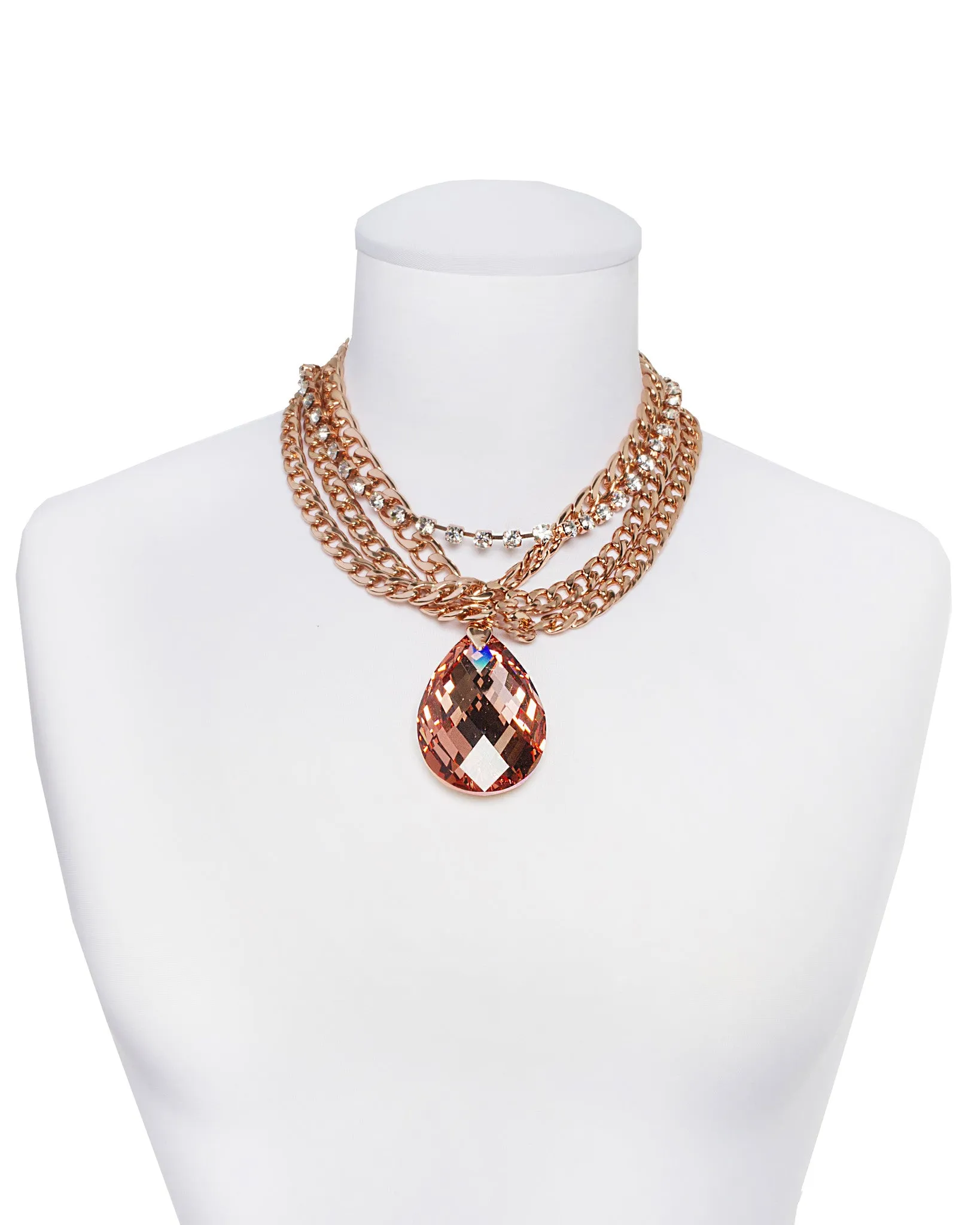 RIVIERA CHIC STATEMENT NECKLACE (CAPRI GOLD)
