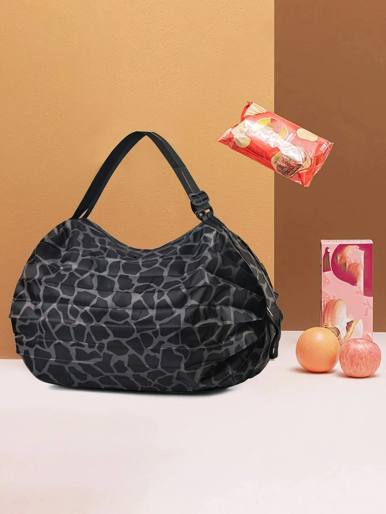 SHEIN Foldable Shopping Bag Travel Luggage Bag