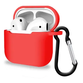 Silicone Wash-Proof Red Airpods Pro Cover Case