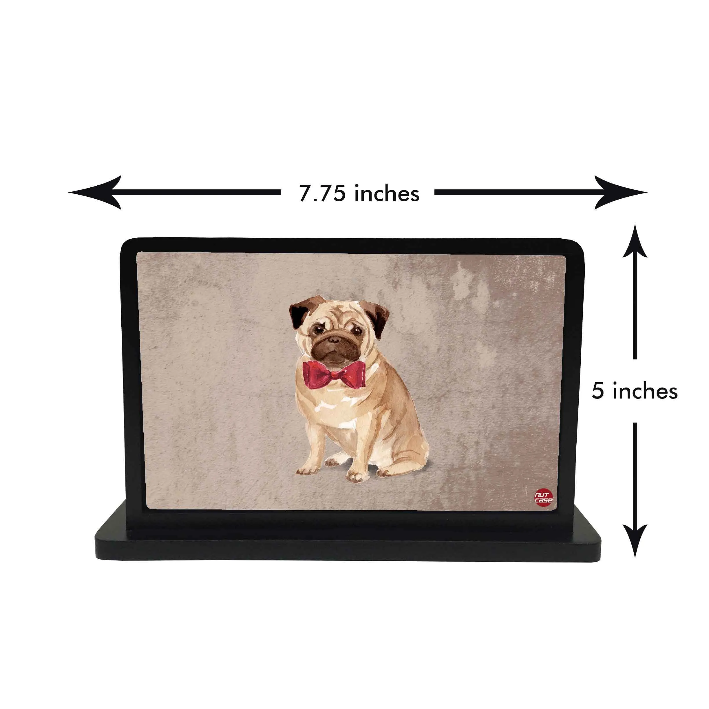Tissue Holder Paper Napkin Stand - Cute Puggy