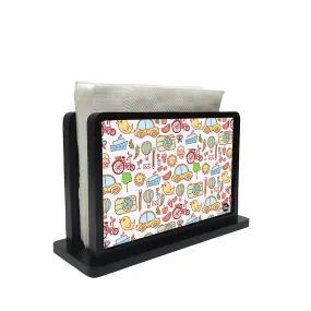 Tissue Holder Paper Napkin Stand - Cute Small Elements