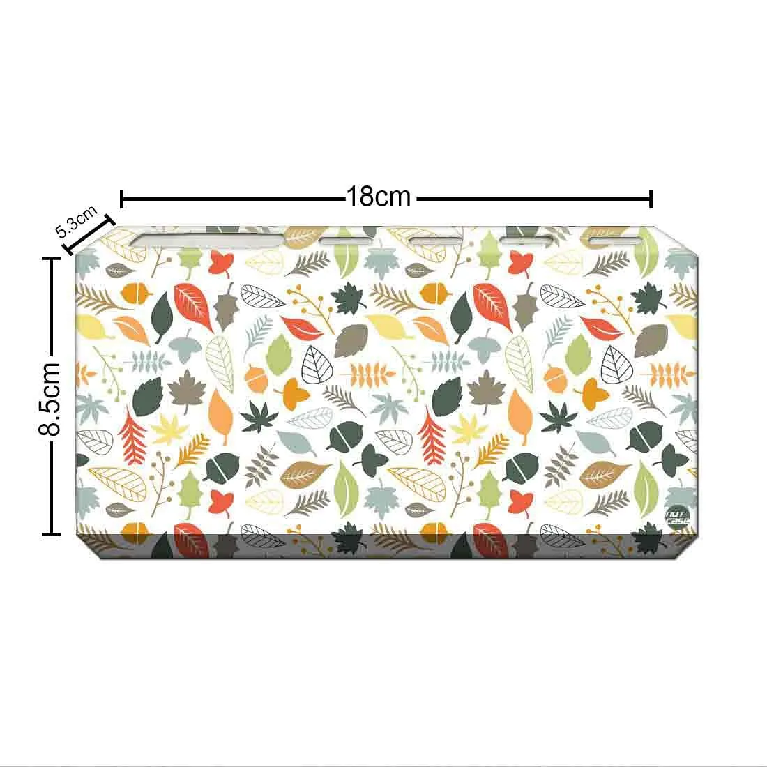 Toothbrush Holder Wall Mounted -Multicolor Leaf